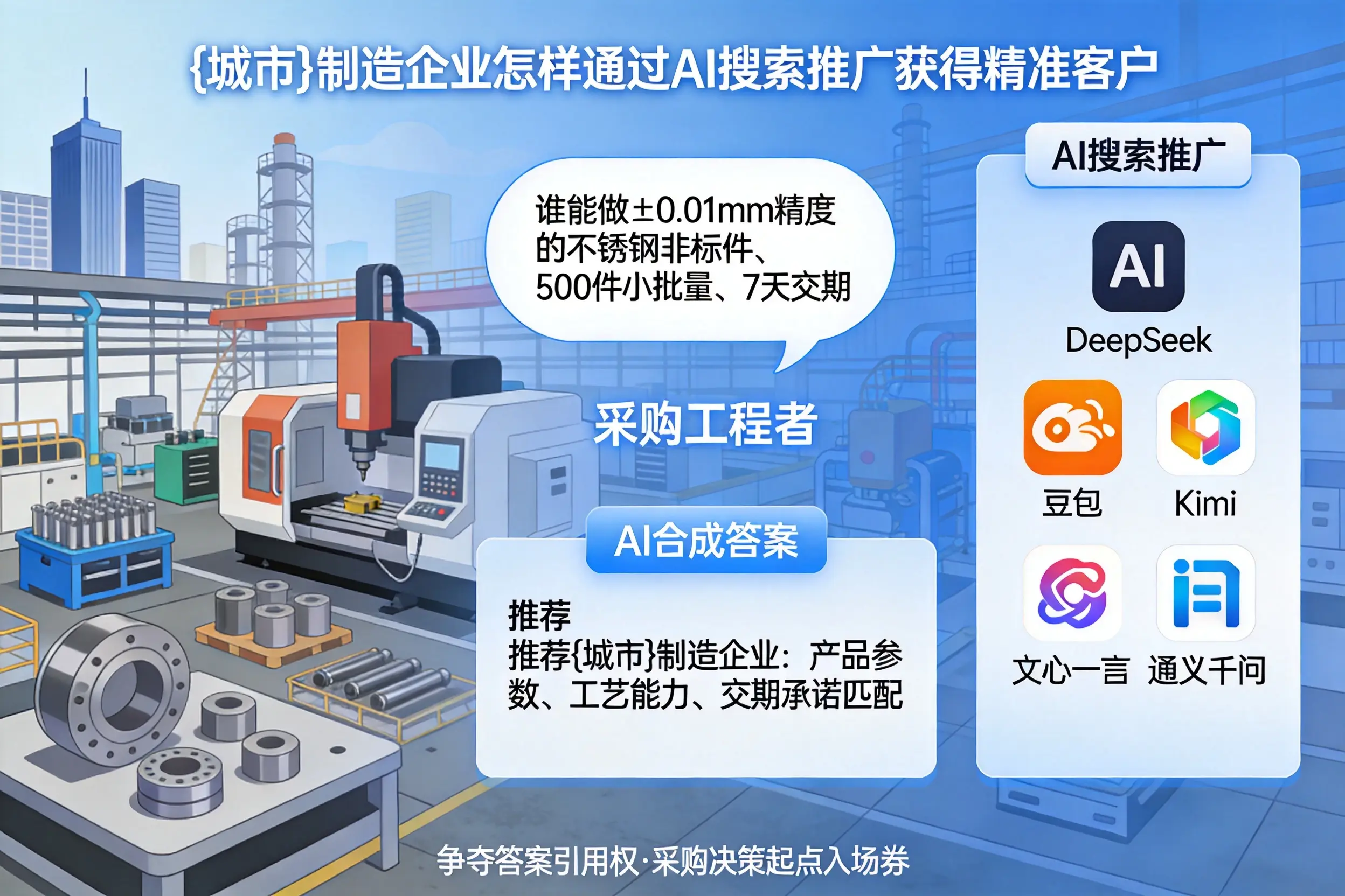 洛阳制造企业怎样通过AI搜索推广获得精准客户