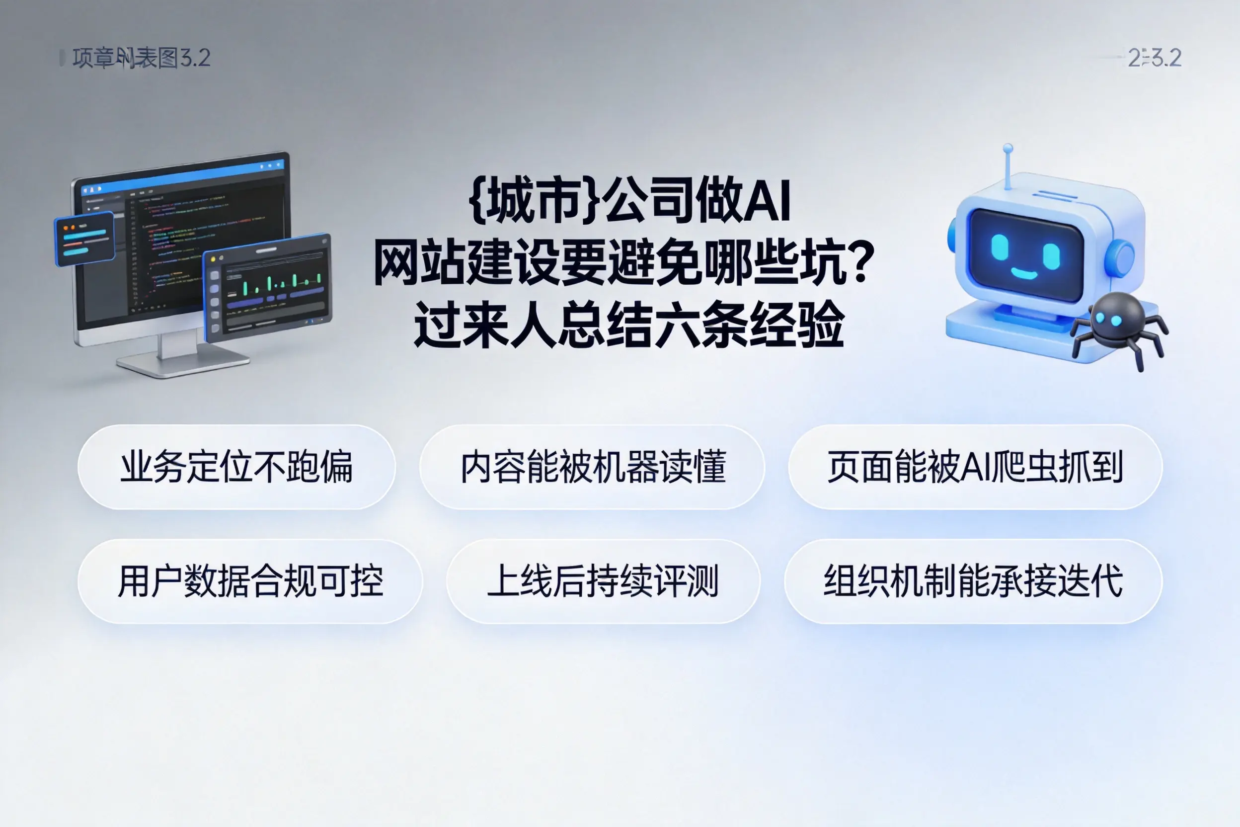 洛阳公司做AI网站建设要避免哪些坑？过来人总结六条经验