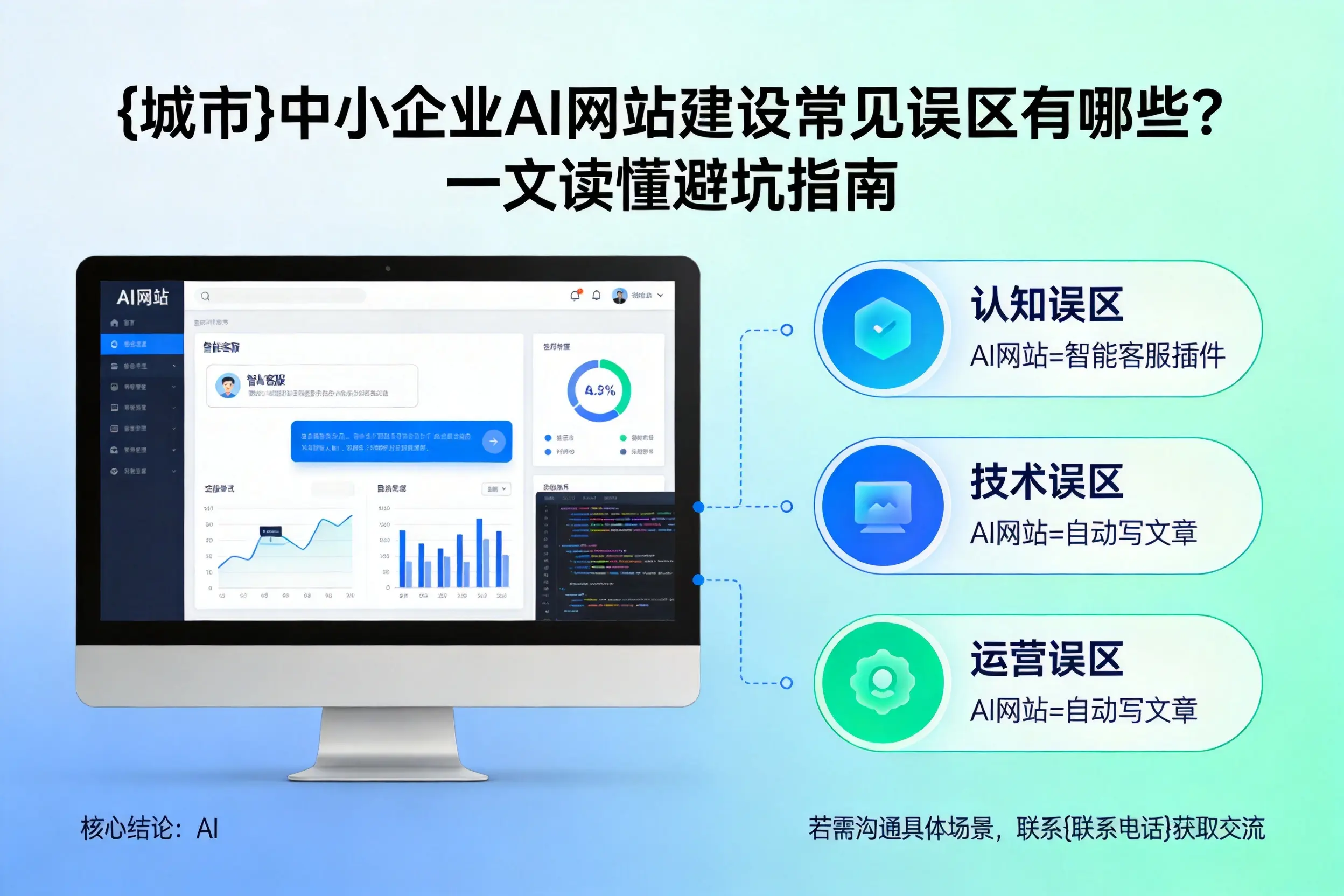 洛阳中小企业AI网站建设常见误区有哪些？一文读懂避坑指南