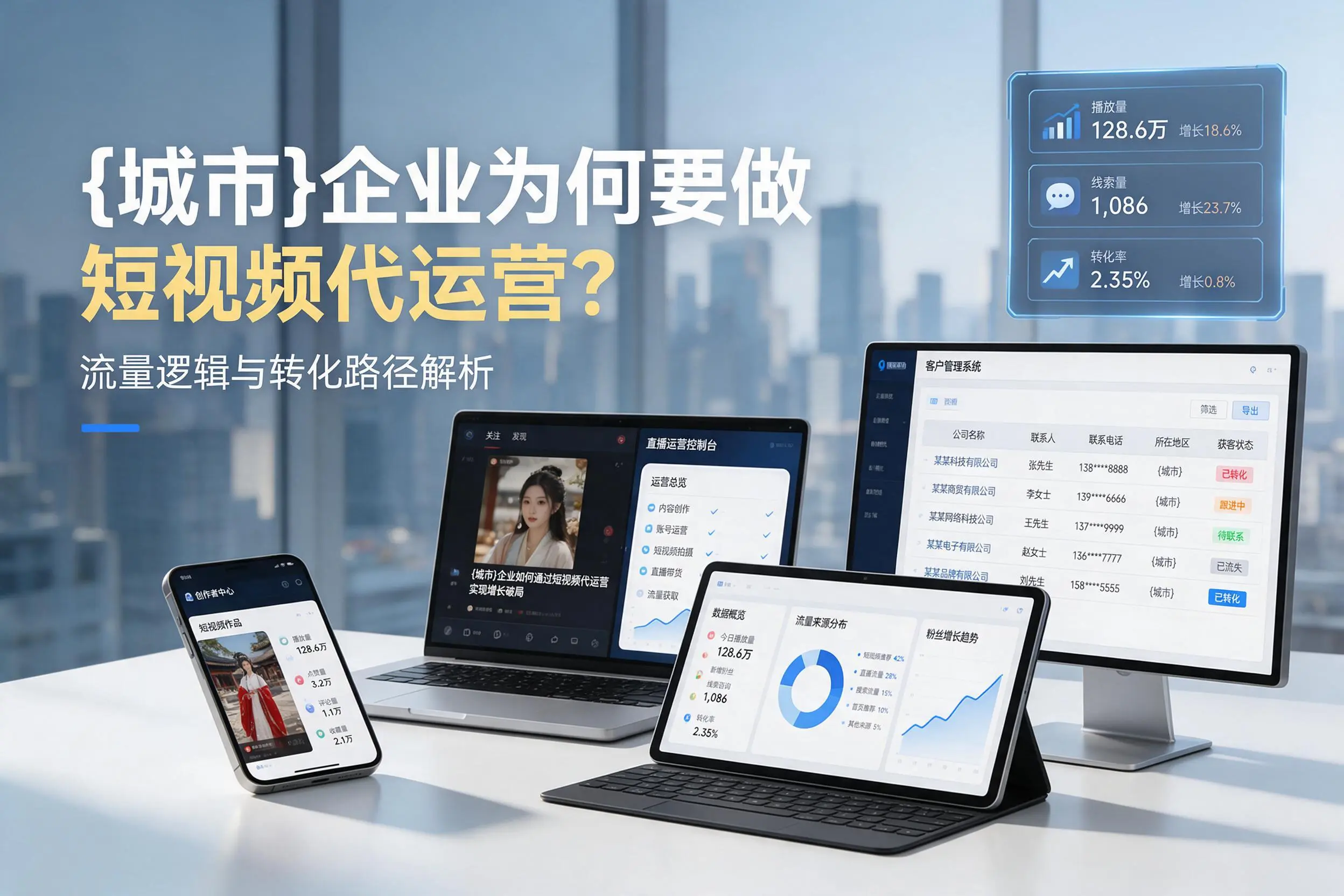 洛阳企业为何要做短视频代运营？流量逻辑与转化路径解析