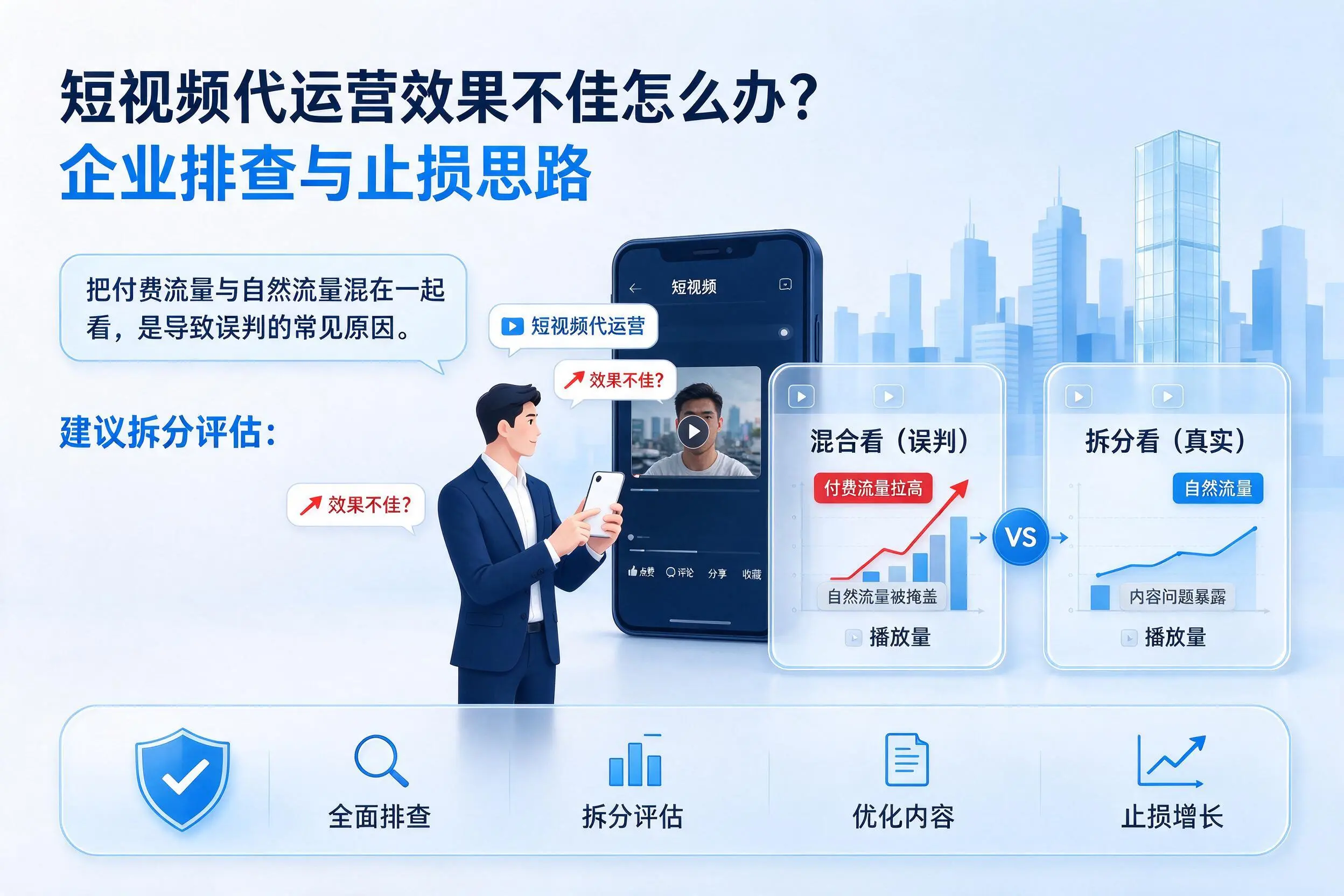 短视频代运营效果不佳怎么办?洛阳企业排查与止损思路