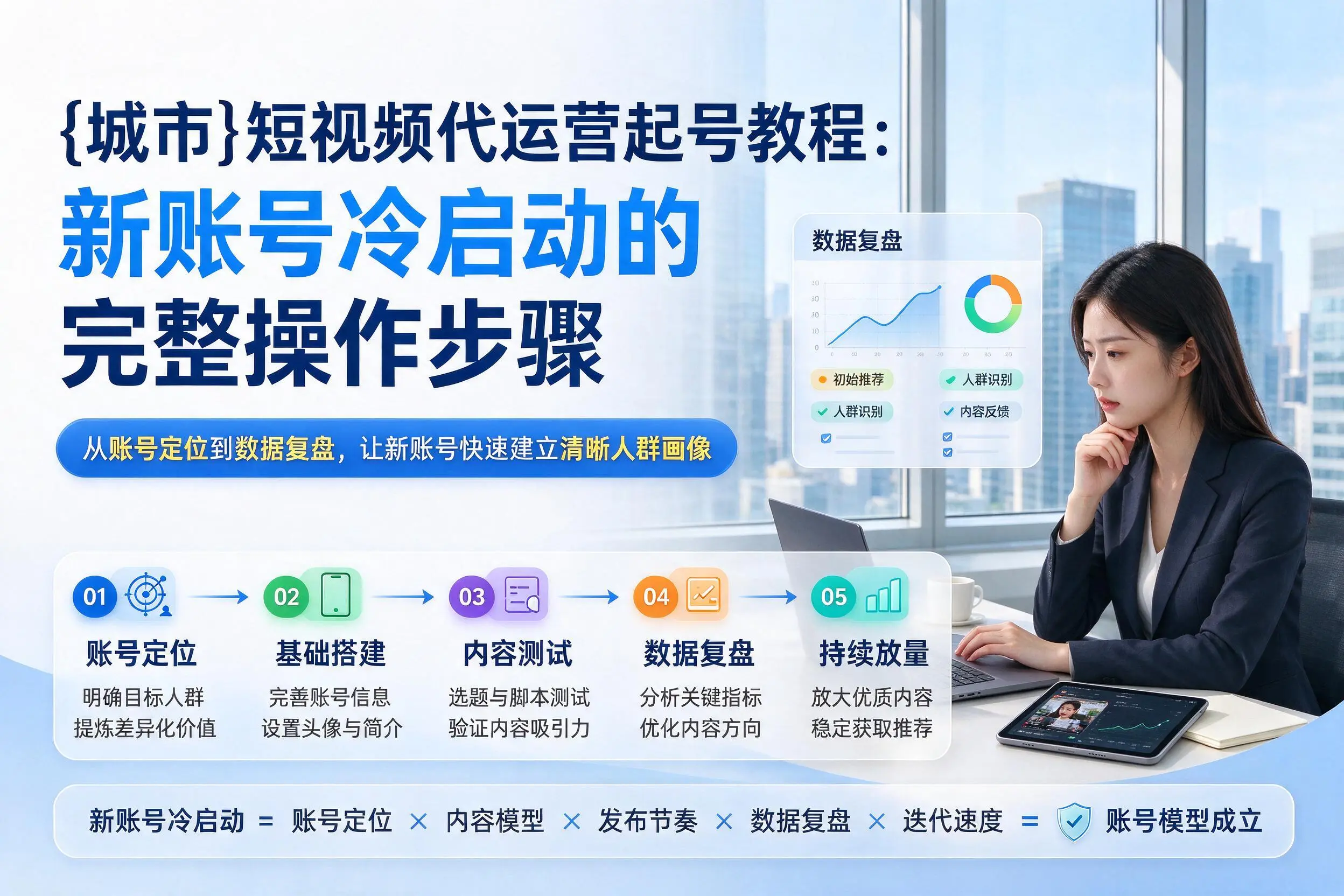 洛阳短视频代运营起号教程：新账号冷启动的完整操作步骤