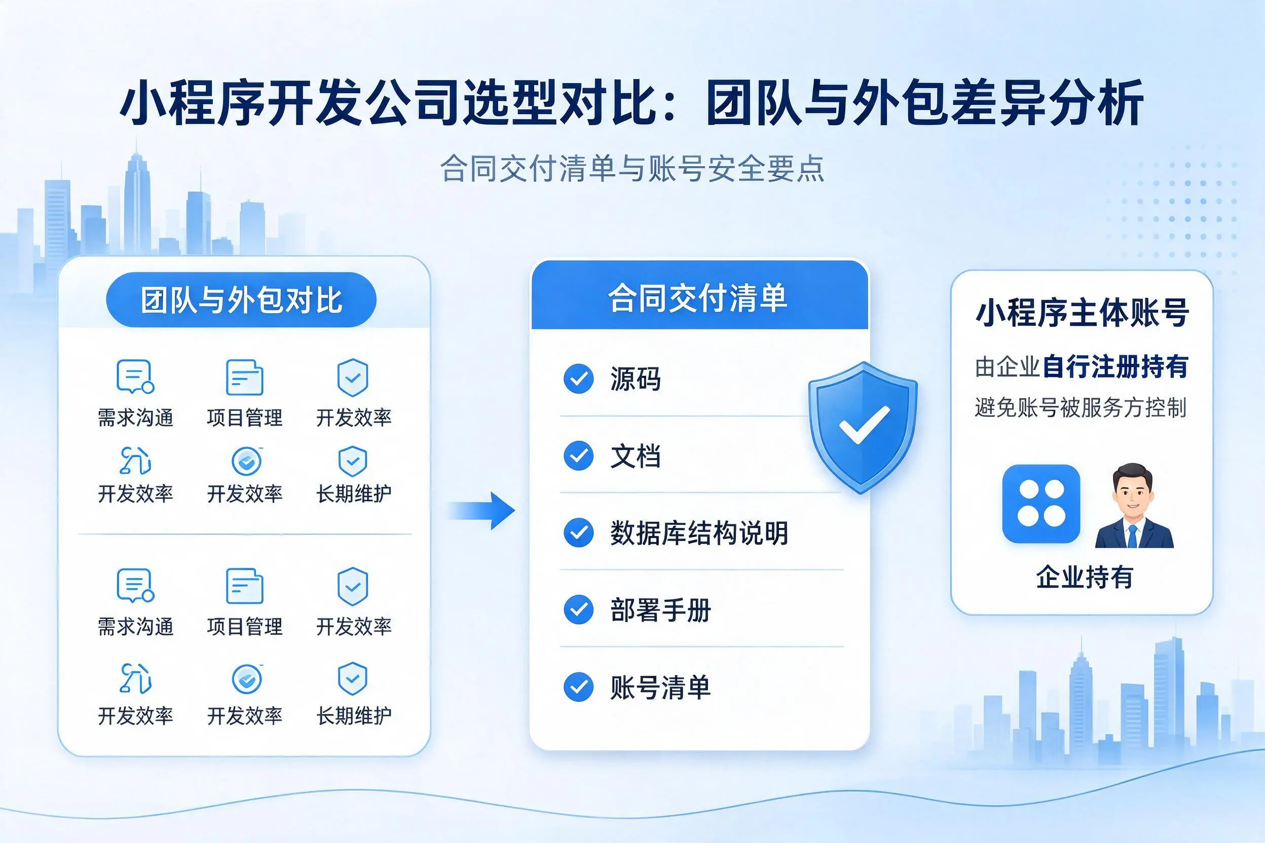 洛阳小程序开发公司选型对比：团队与外包差异分析