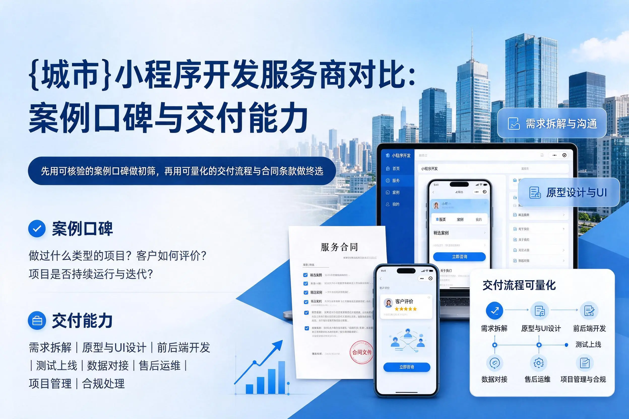洛阳小程序开发服务商对比:案例口碑与交付能力