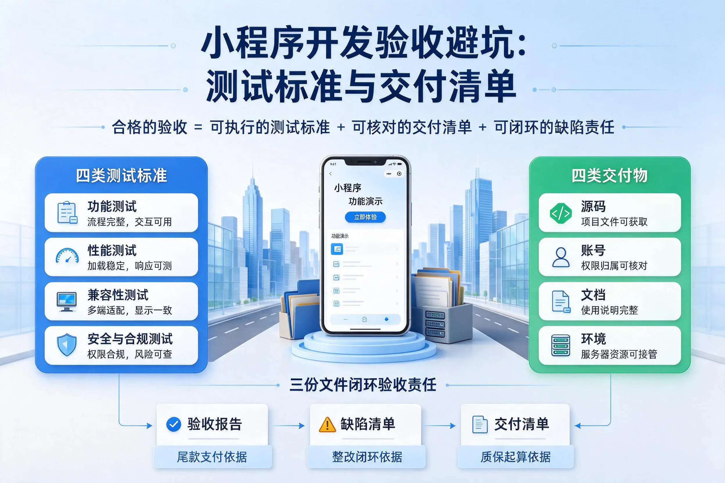 洛阳小程序开发验收避坑：测试标准与交付清单