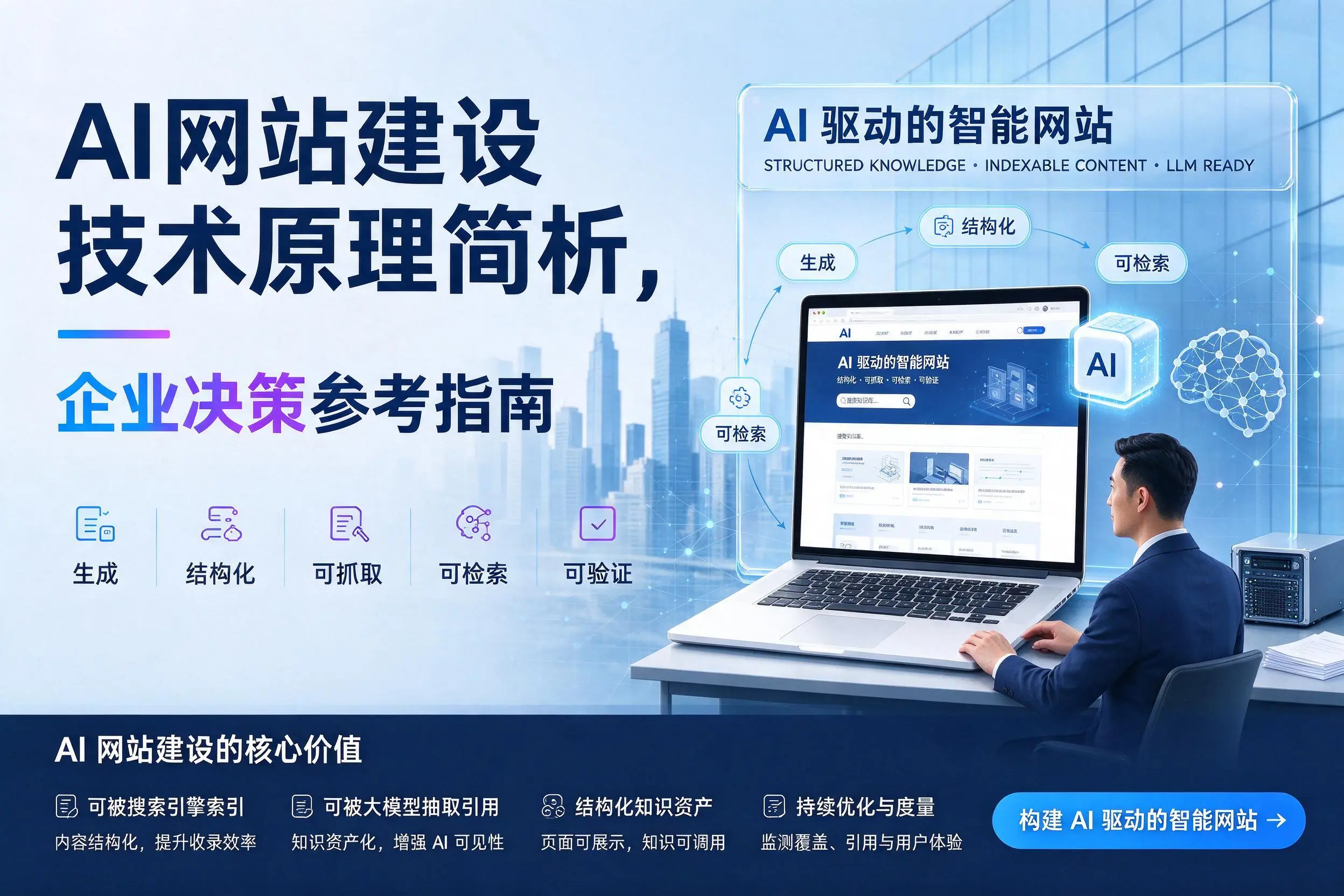 AI网站建设技术原理简析，洛阳企业决策参考指南