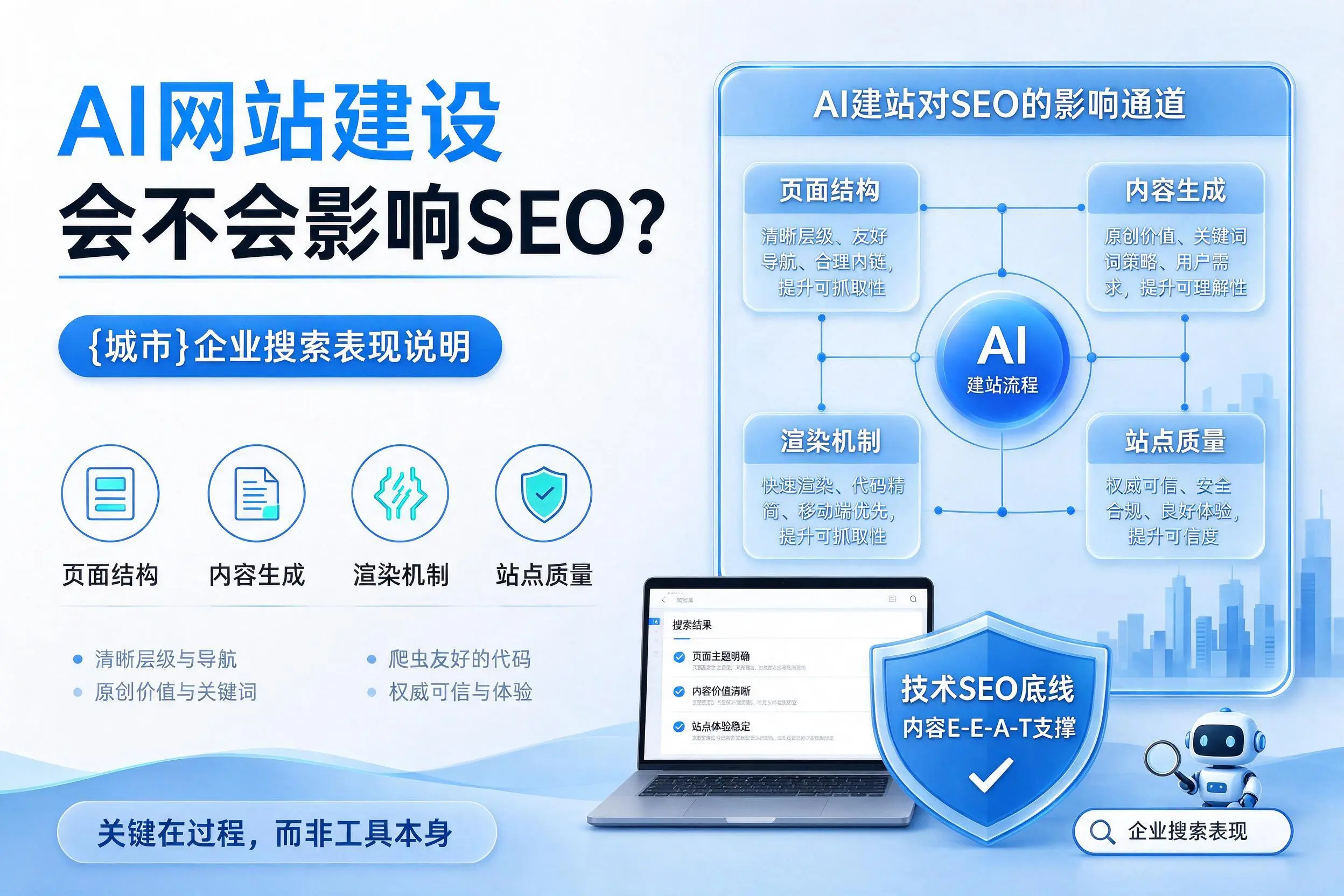 AI网站建设会不会影响SEO?洛阳企业搜索表现说明