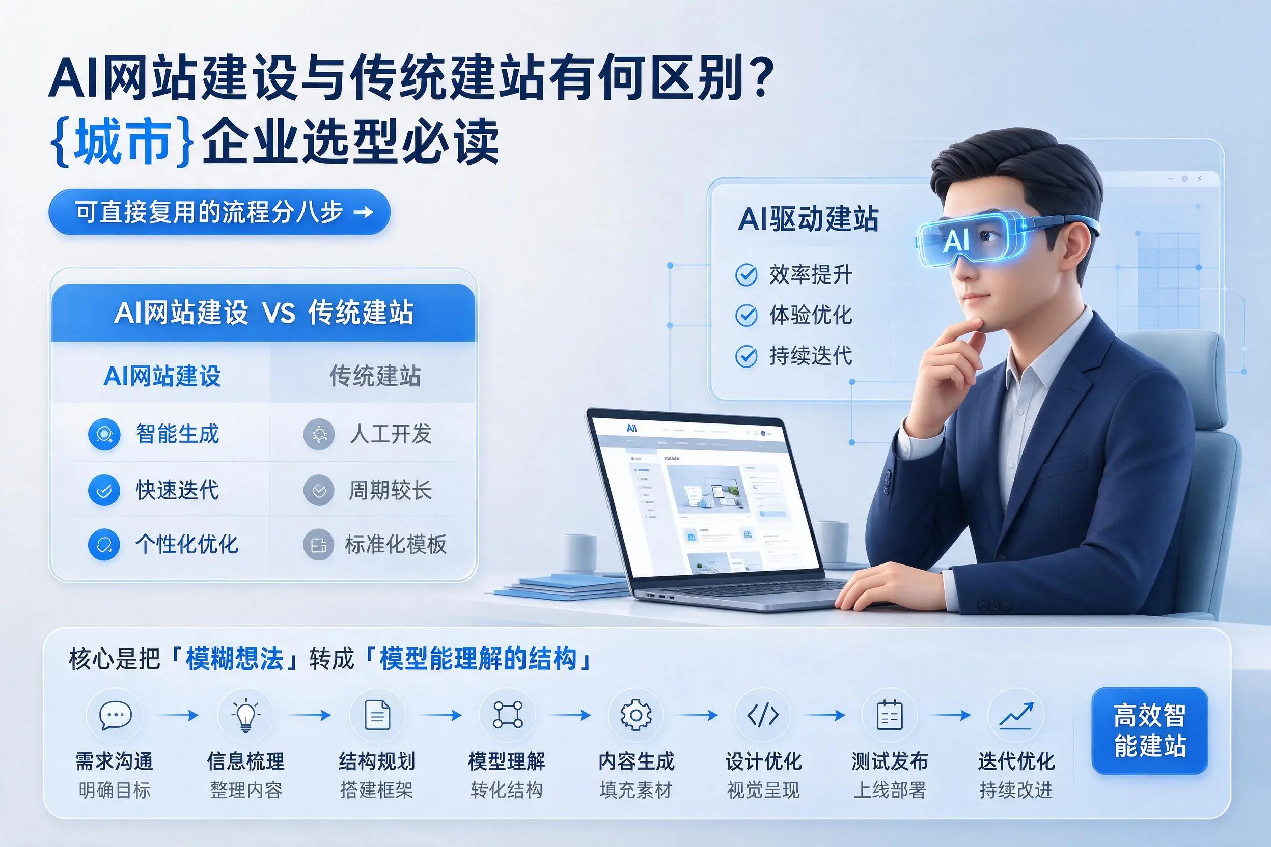 AI网站建设与传统建站有何区别?洛阳企业选型必读