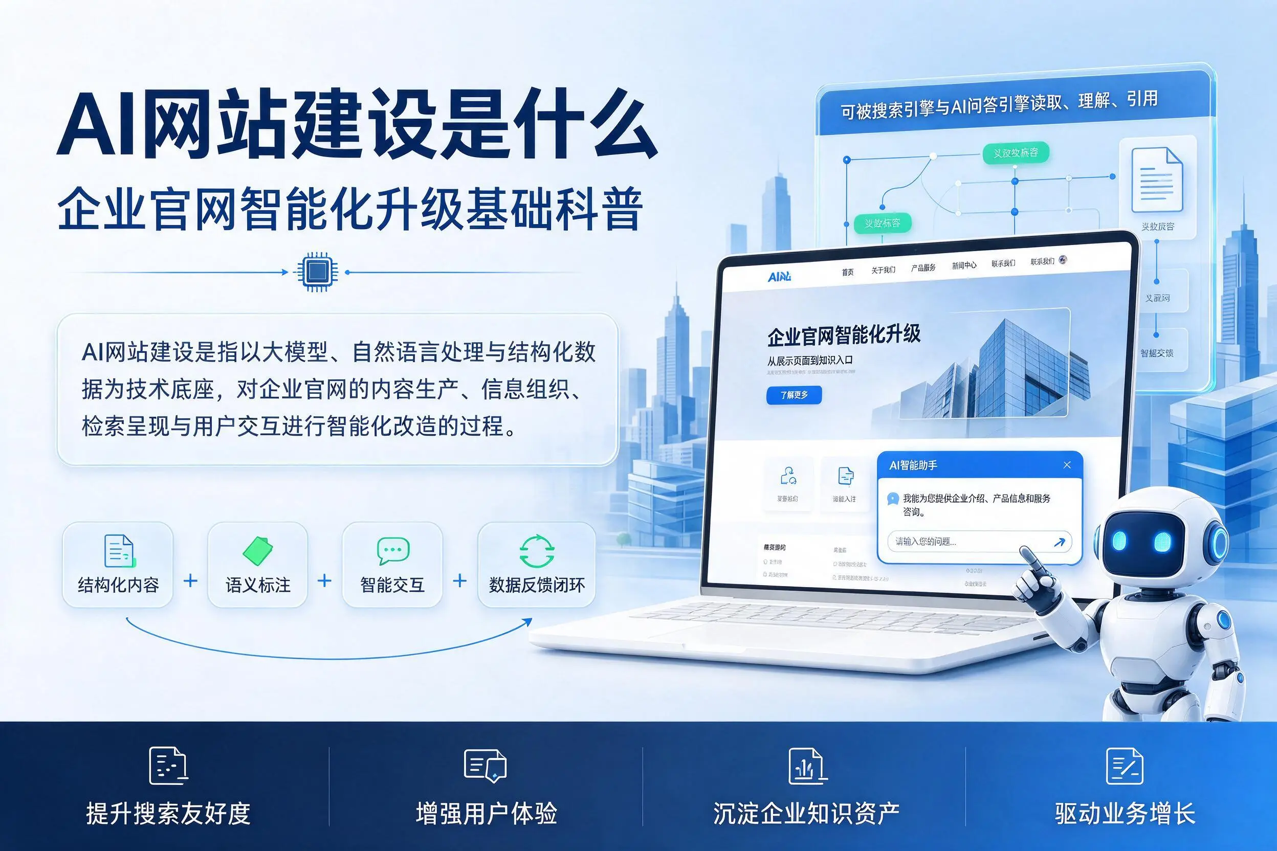 AI网站建设是什么:洛阳企业官网智能化升级基础科普
