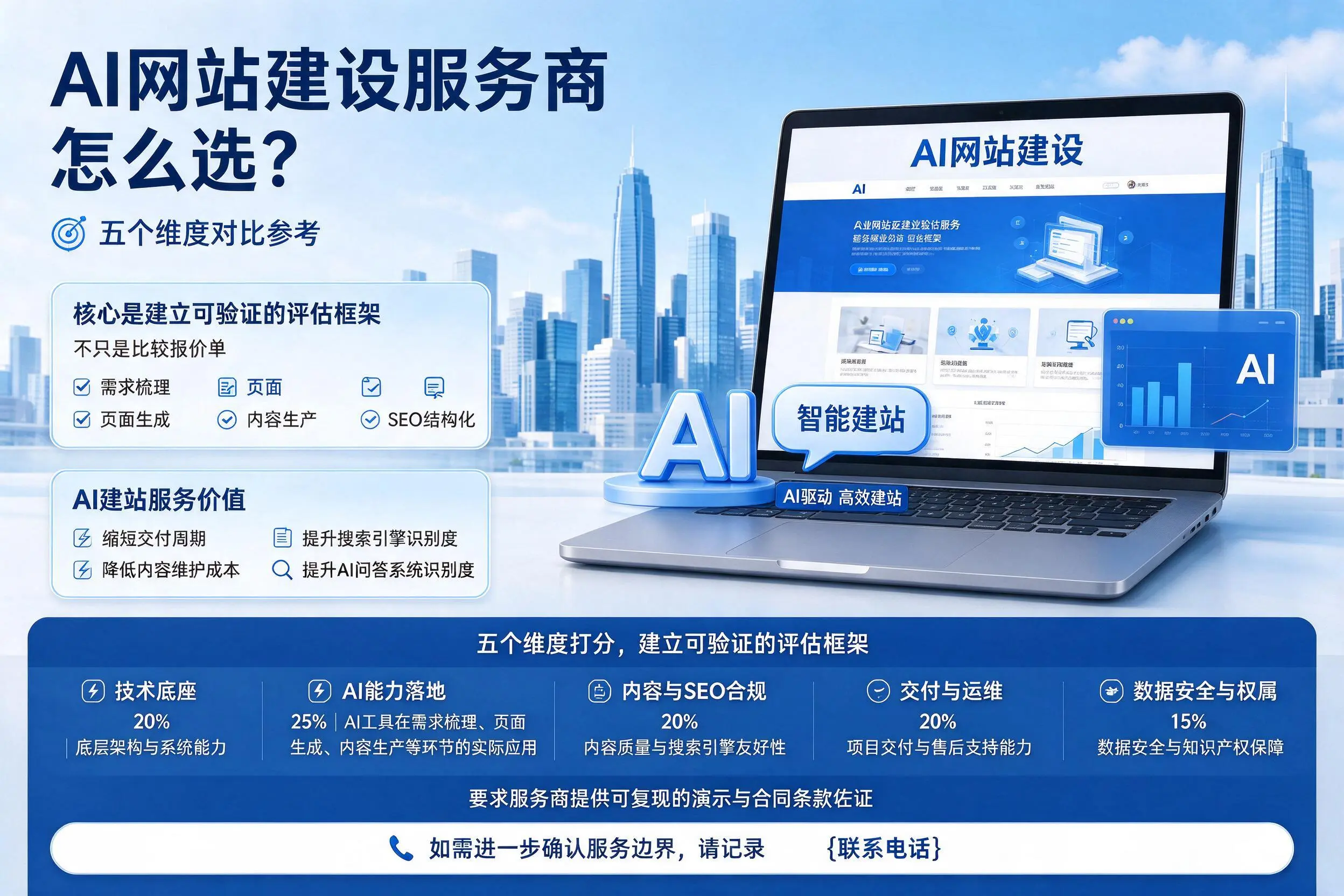 洛阳AI网站建设服务商怎么选？五个维度对比参考