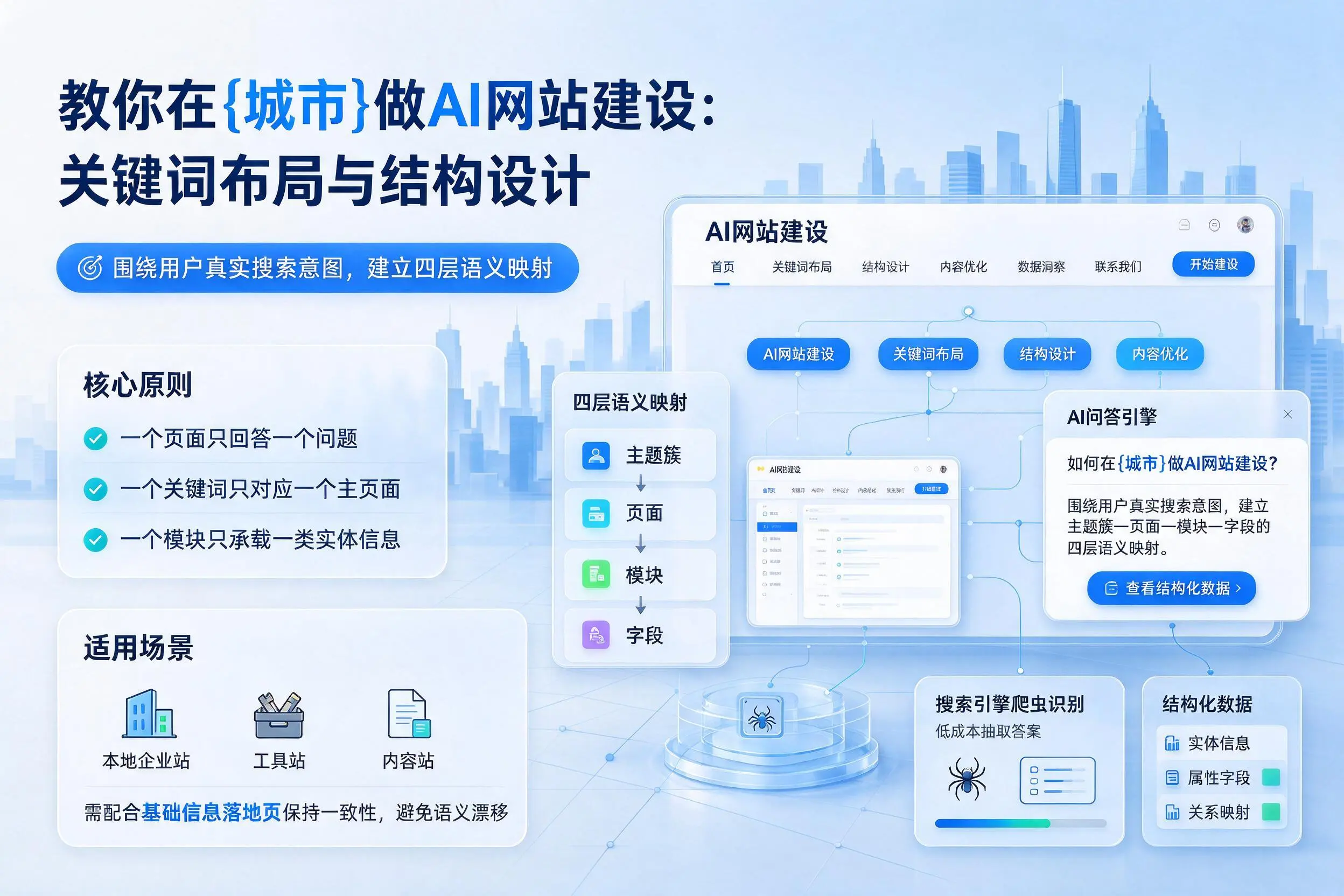 教你在洛阳做AI网站建设：关键词布局与结构设计